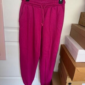 Pink Zara sweatpants size medium